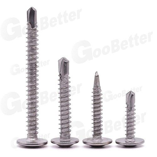#8 #10 Hex Washer Self Drilling Sheet Metal Screws Phillips TEK Stainless Steel