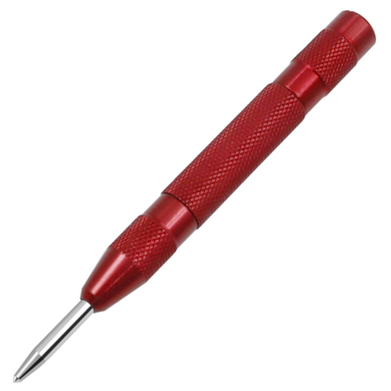 Automatic Center Punch Steel Spring Loaded Marking Starting Holes Hand Tool Kit