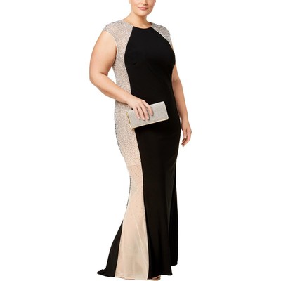 Женское черное вечернее платье для особых случаев Xscape Plus 22W BHFO 6360