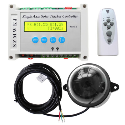 Single Axis Solar Tracker Controller W/ Anemometer for Solar Panel Auto Tracking