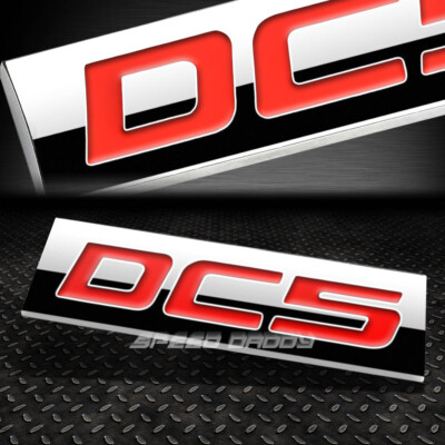 МЕТАЛЛИЧЕСКАЯ РЕШЕТКА БАГАЖНИКА ДЛИНОЙ 3 М, ЭМБЛЕМА, НАКЛЕЙКА С ЛОГОТИПОМ, ЗНАЧОК С ОТДЕЛКОЙ, ПОЛИРОВАННАЯ КРАСНАЯ НАДПИСЬ DC5