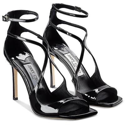 Jimmy Choo Womens Caged Square Toe Ankle Strap Evening BHFO 6188