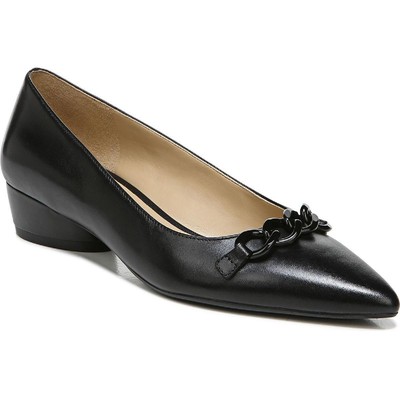

Женские черные кожаные туфли-лодочки Naturalizer Becca, ширина 6 (C, D, W) BHFO 2682, Black leather