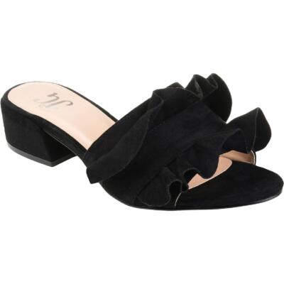 Женские босоножки Sabica из коллекции Journee Black Mule 8.5 Medium (B,M) BHFO 7655