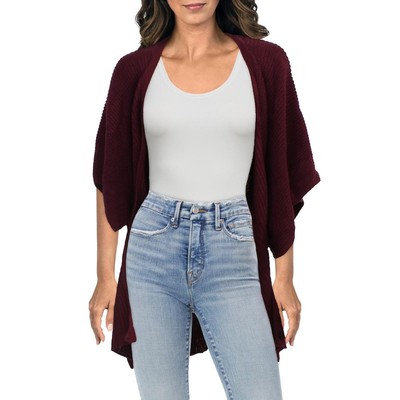 

Аксессуар St. New York Womens Red Open Front Cardigan Sweater Top  BHFO 7346, Burgundy