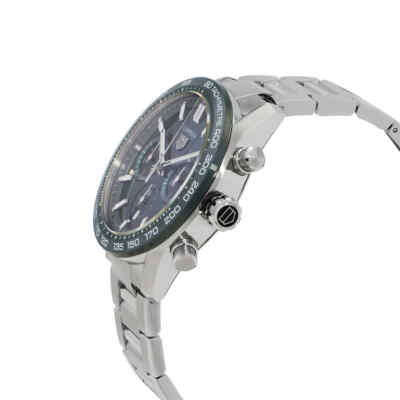 Pre-owned Tag Heuer Carrera Chronograph Automatic Green Dial Unisex Watch Cbn2a1n-ba0643