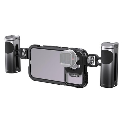 Комплект портативной видеокамеры SmallRig Dual Handheld Mobile Video Cage Kit для Apple iPhone 14 Pro Max #4078