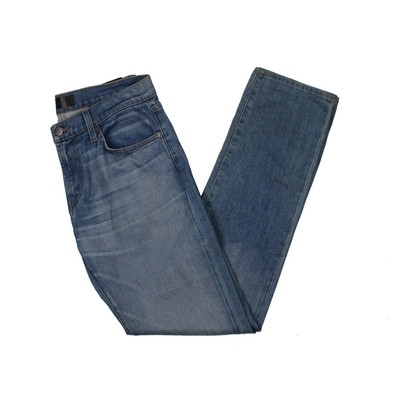 

Джинсы J Brand Mens Kane Blue Denim Dark Wash со средней посадкой и прямыми штанинами  BHFO 3050, Indigo kamet, Kane