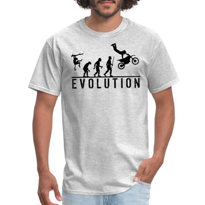 Evolution Dirt Bike MX Stunt Men's T-Shirt