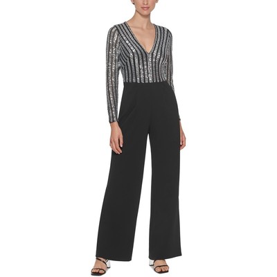 

Женский комбинезон с длинными рукавами и карманами Calvin Klein BHFO 2902, Серебряный