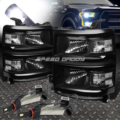 ЧЕРНАЯ ФАРА В КОРПУСЕ + ПРОЗРАЧНЫЙ УГОЛ + СИСТЕМА БЕЛЫХ СВЕТОДИОДОВ 6000K ДЛЯ 14-15 GMT K2XX