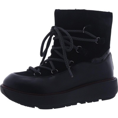 Женские зимние замшевые ботинки SKANDI Fitflop черного цвета 7 Medium (B,M) BHFO 8866