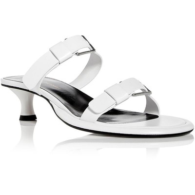 

Женские босоножки на каблуке белого цвета Proenza Schouler 39.5 Medium (B,M) BHFO 3545, Белый, PS38017A