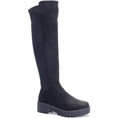 Женские сапоги до колена Mabelline WC черного цвета из грязного белья 9.5 Medium (B,M) 5187
