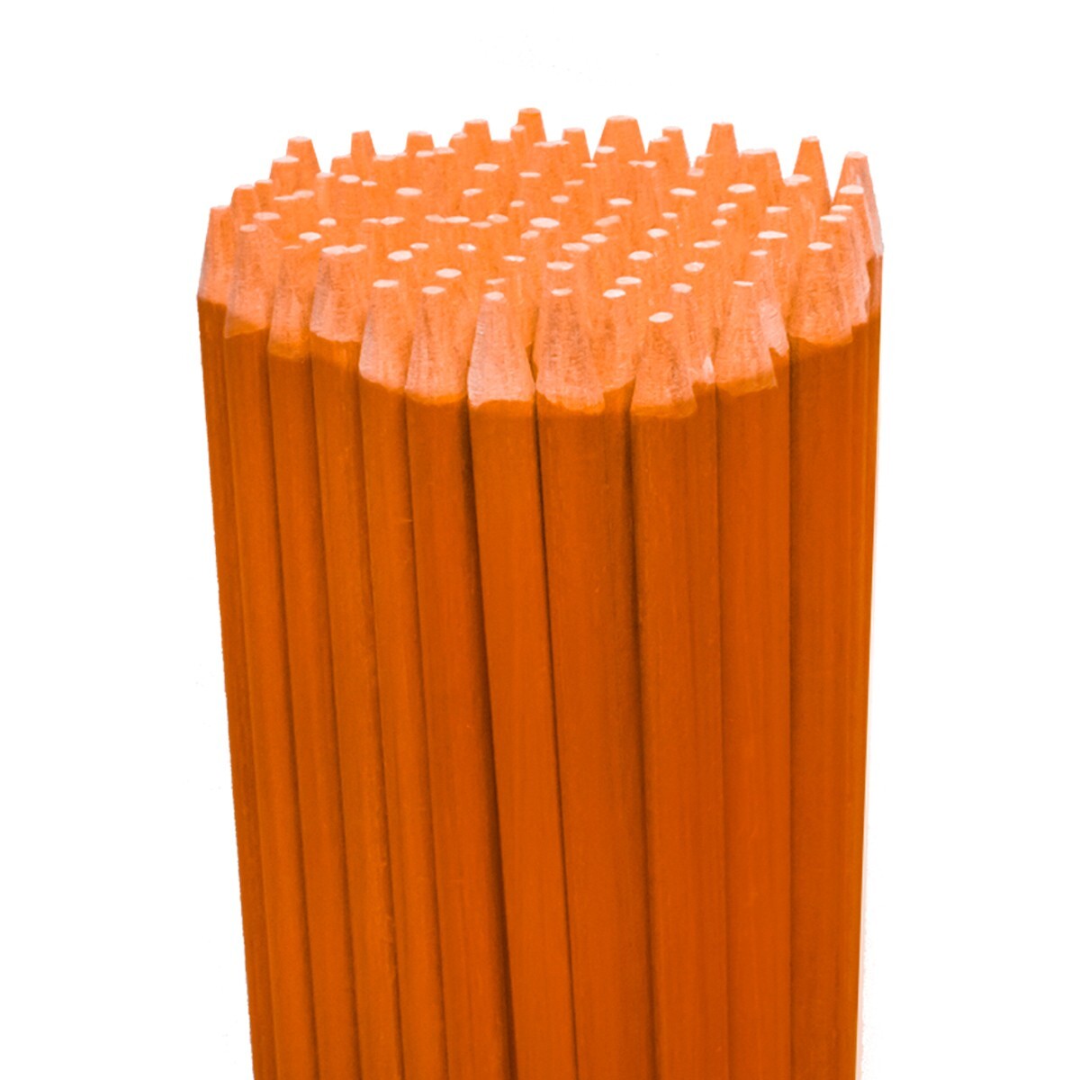 500 Pack 48" Long Hi Visibility Orange Driveway Markers Snow Plow Stakes Rods