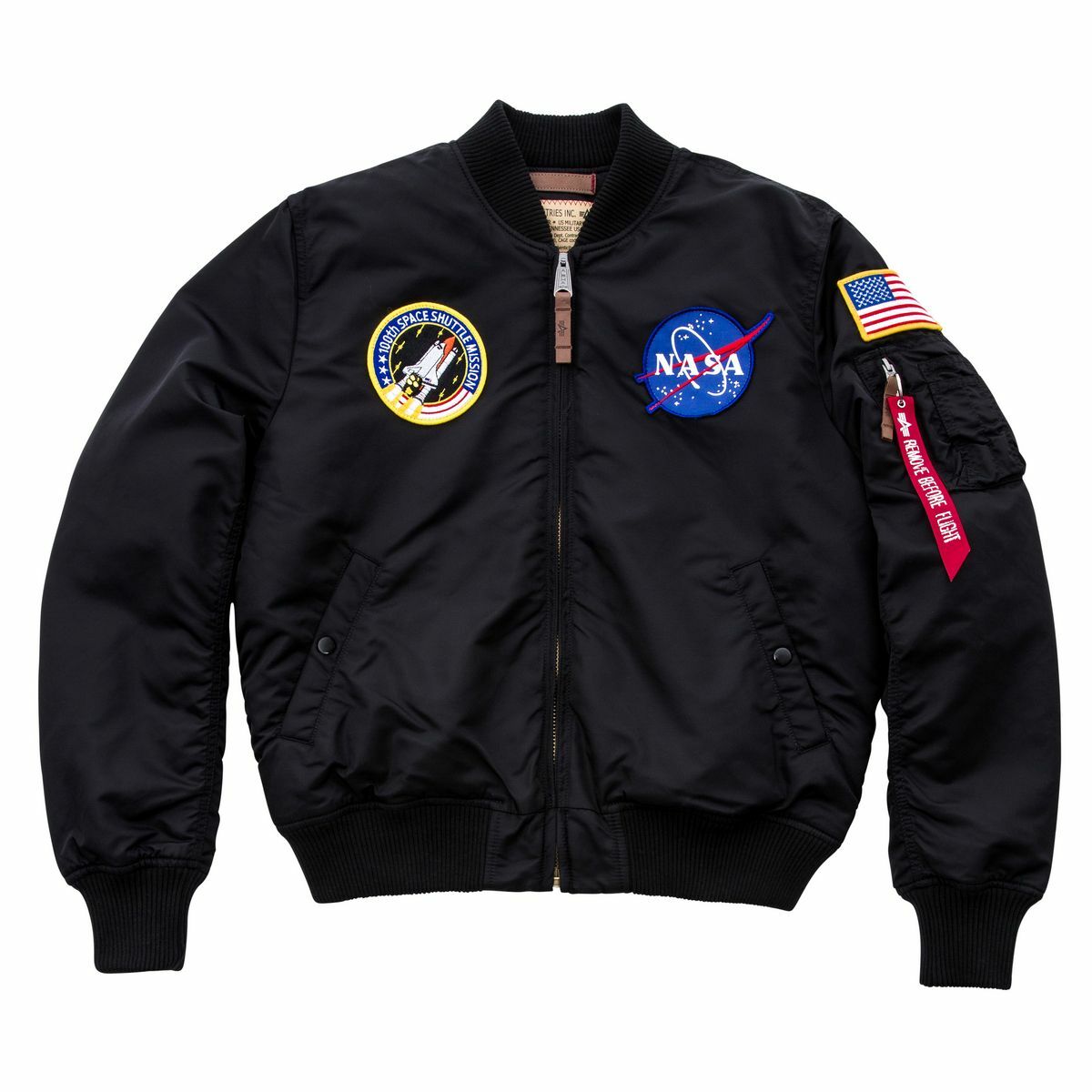 ALPHA INDUSTRIES ALPHA INDUSTRIES MA-1 NASA JACKE BLACK