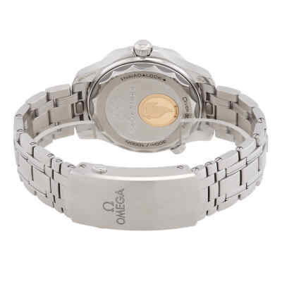 Pre-owned Omega Seamaster Paris 2024 Automatic Chronometer White Dial Men's Watch