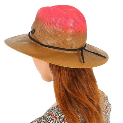 Pre-owned Maison Michel Ladies Zango Tie Dye Fedora Hat In Multi