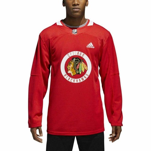 [CA7188] Мужское джерси Adidas NHL Blackhawks Authentic Practice