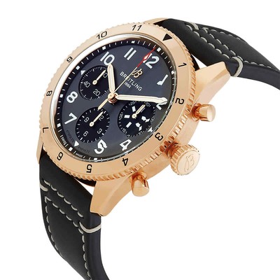 Pre-owned Breitling Classic Avi 42 Mm P-51 Mustang Chronograph Automatic Men's Watch