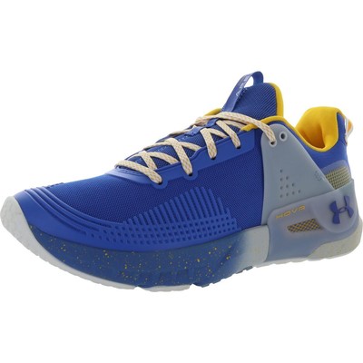 

Мужские кроссовки Under Armour Team Hovr Apex Blue Gym Sneakers Shoes 9 Medium (D) BHFO 1910, Blue/yellow, Team Hovr Apex