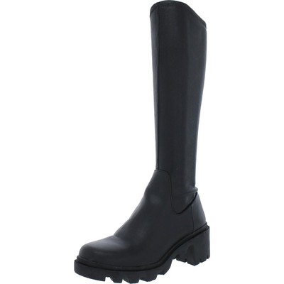 

Женские сапоги до середины икры Steve Madden Aberdeen Black 8.5 Medium (B,M) BHFO 3529, Черный