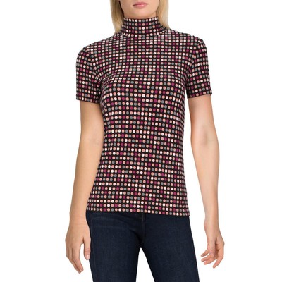 

Женская черная блузка с воротником в горошек Anne Klein, рубашка  BHFO 5849, Anne black/elderberry cream