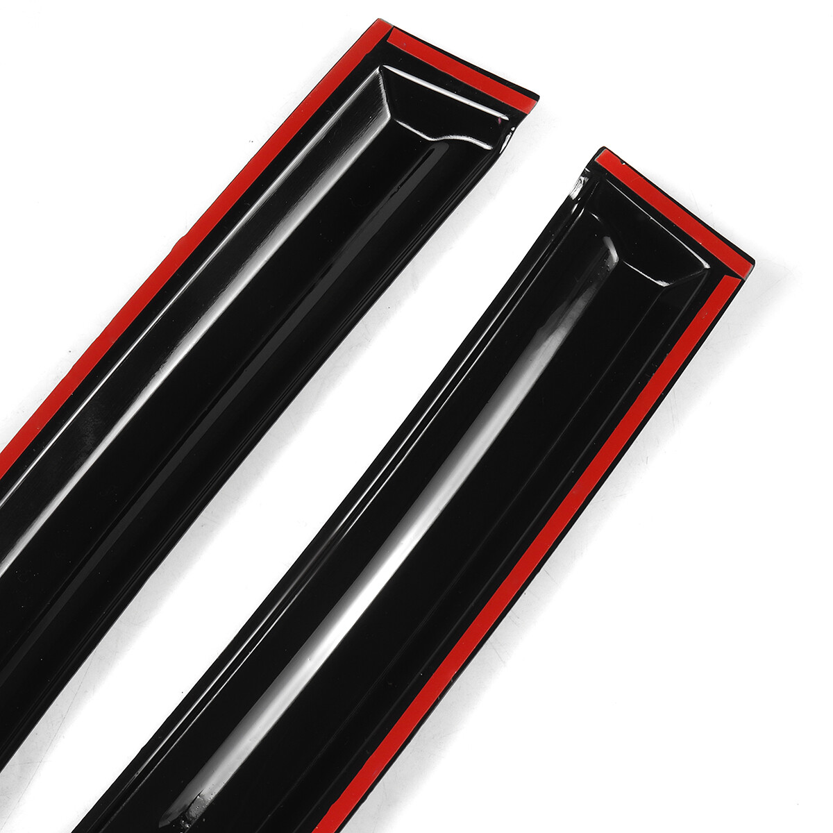 4PCS For 2016-2021 Honda Civic Sedan Black Trim Tinted Window Visor Rain Guard