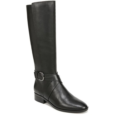 Naturalizer Womens Raisa Black Belted Knee-High Boots 8 Medium (B,M) BHFO 6764