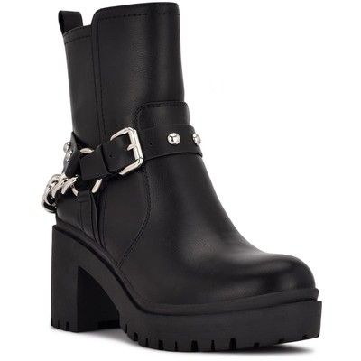 

Женские черные ботильоны Nine West Quilip с шипами 11, средний (B,M) BHFO 4957, Черный, Quilip