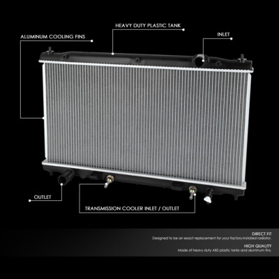 For 2014-2017 Infiniti Q50 Factory Style Cooling Radiator Aluminum Core 13403