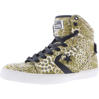 

Converse All Star 12 Женские высокие парусиновые кроссовки с анималистическим принтом, Natural/choc, All Star 12 Mid