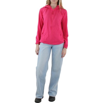 

Женская розовая ветровка с капюшоном Tommy Bahama Amelia Island Zone  BHFO 9603, Pink ruffle, Amelia Island Zone