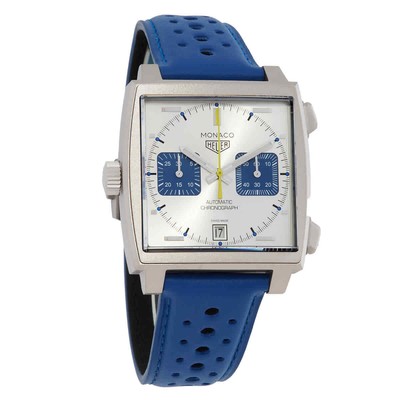 Tag Heuer Limited Edition Monaco Racing Blue Chronograph Automatic Silver Dial