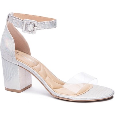 

CL by Laundry Womens Jazz Silver Metallic Туфли-лодочки 7 Medium (B,M) BHFO 9325, Vinyl clear, Jazz