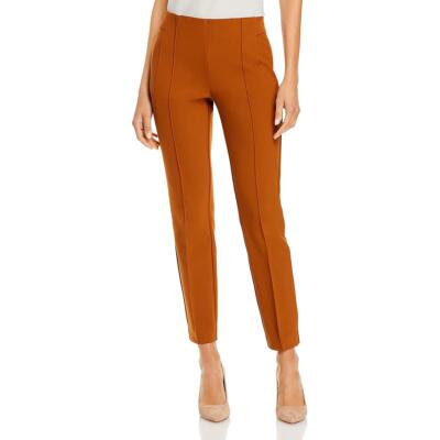 Брюки Lafayette 148 New York женские Gramercy Brown под платье Брюки 4 BHFO 1544