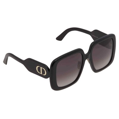 Pre-owned Dior Smoke Square Ladies Sunglasses Bobby S2f 10a1 54 Bobby S2f Cd40085f In Gray
