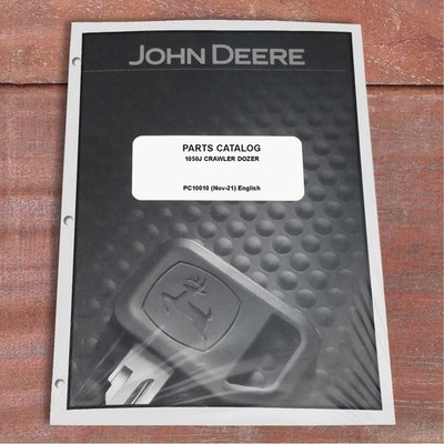 John Deere 1050J Crawler Dozer Parts Catalog Manual - PC10010