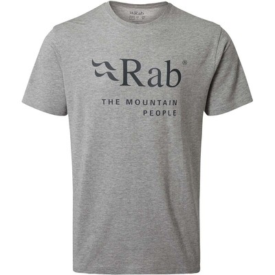 Футболка Rab Stance Mountain SS — мужская серая меланжевая, S