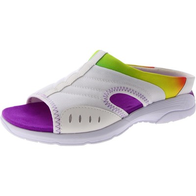 Женские босоножки-горки Easy Spirit Womens Traciee 2 белого цвета, размер 12, средний (B, M), BHFO 9966