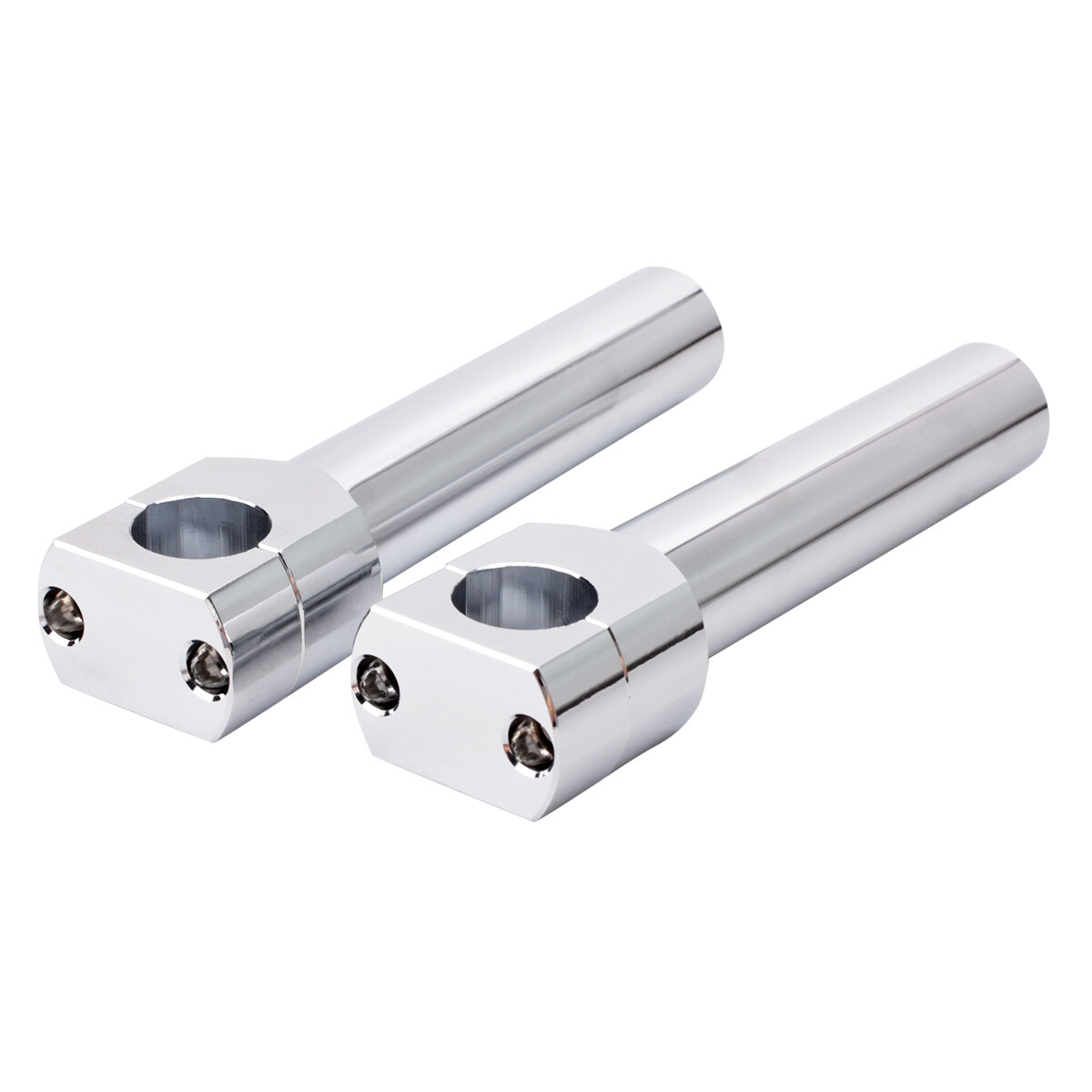 Motorcycle 1'' Handlebar Risers Clamps Handle Bar Mount For Harley Honda