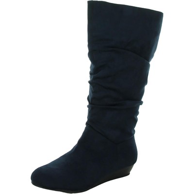 Женские высокие сапоги до колена Masseys Jaya Blue 7 Medium (B,M) BHFO 6746