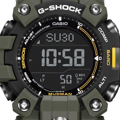 Pre-owned Casio G-shock Mudman Gw-9500-3jf Black Carbon Core Men's Watch In Box
