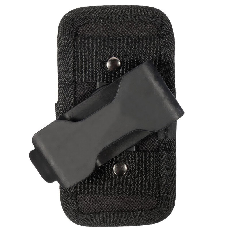 Nylon Beutel LED Taschenlampe Torch Schutz Holster Gürteltasche 12cm Mit Clip A