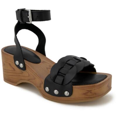 Великолепная женская кожаная обувь BARIE на платформе с квадратным носком и ремешком на щиколотке BHFO 9683