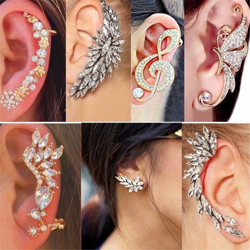 1pc Fashion Women's Clip Ear Cuff Stud Punk Wrap Cartilage