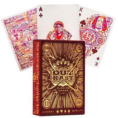 Outkast Playing Cards Hip Hop Music Gold Foil Theory 11 Magic Tricks USPCC T1181