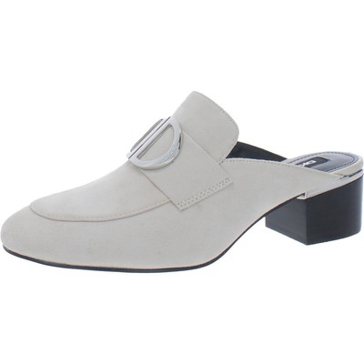 Женские мюли из бежевой замши с украшением DKNY, размер 6,5 (B, M), BHFO 2326