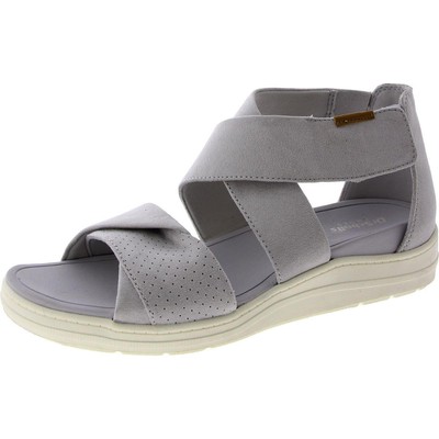 Обувь Dr. Scholls Женские босоножки Time Off Fun серого цвета на танкетке 8 Medium (B,M) 6091