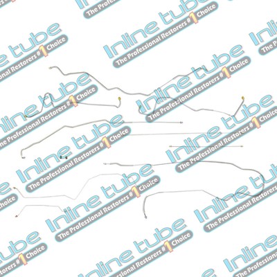 1994-96 F150 Ford 4Wd Complete Brake Line Set Kit Short Bed Ext Cab Oe Steel